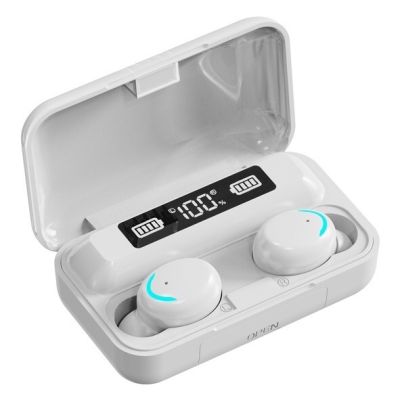TWS Wireless bluetooth 5.0 headset Earphone Earbud หูฟังบลูทูธ สเตอริโอ หูฟังเล่นเกมส์ แยกเสียงซ้ายขวา รุ่น F9
