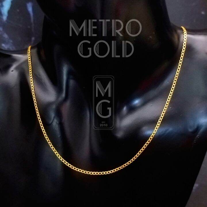 18K Saudi Gold Cadena Chain Necklace Lazada PH