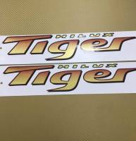 ?สติกเกอร์ TIGER D4D ติดข้างท้ายกระบะ TOYOTA HILUX TIGER D4D ปี 2002 (ขนาดเท่ากับของเดิมที่มากับรถ) ราคาแพ็คคู่ 2ชิ้น