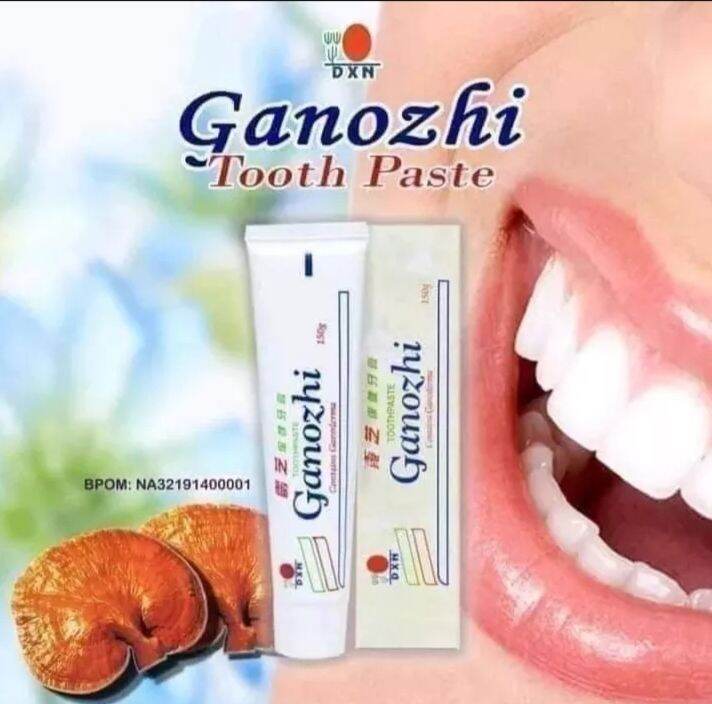 Original Dxn Ganozhi Toothpaste150g *2 (Pack of 2)/ Ubat Gigi Dxn