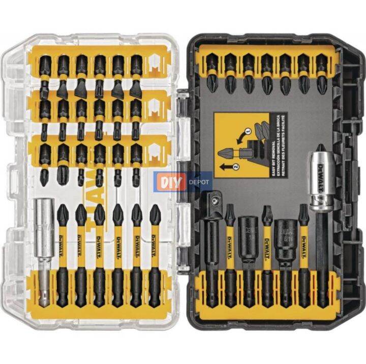 DEWALT Screwdriver Bit Set Impact Ready Flex Torq 40 Pieces (DWA2T40IR