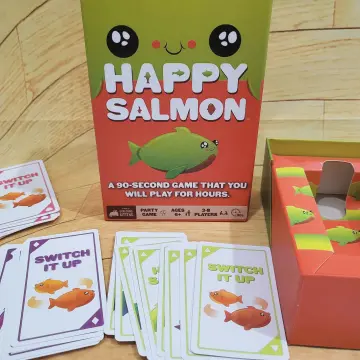 Happy Salmon - a 90-second card game that you will play for hours. 