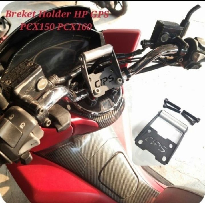 Breket Holder Hp Gps Honda Pcx Pipa Besi Premium Lazada Indonesia