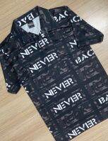 Polo ลายทหาร Never back P202