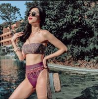 PASSA beachwear Hava May X Coralie in PASSION PLUM