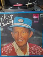 00201Bing Crosby  แผ่นเสียง vinyl Lp 33rpm 12"สภาพกำลังฟังได้ดีได้รับการตรวจสอบ