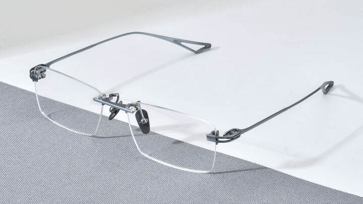 Fonex Titanium Glasses Frame Men 2022 New Full Rimless Square