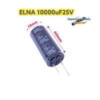 10000uF25V ELNA 105c ขนาด 18X35mm ของแท้-และใหม่ คุณภาพสูงเกรดโรงงานไทย ขาย 1ตัวCP10265