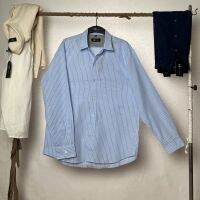 Manfair Shirt - The Stripe เสื้อเชิ้ตแขนยาวผ้า Cotton Oxford 100% (MFL004)