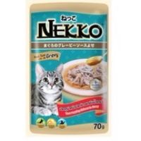 (ยกโหล)Nekko แมวโต รสทูน่าข้าวสารเกรวี่ 12ซอง