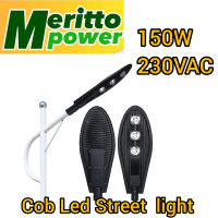 ไฟถนน 50w/100w/150w  230VAC COB led street light   ดวงโคมสีดำ สีของดวงไฟ Day white light