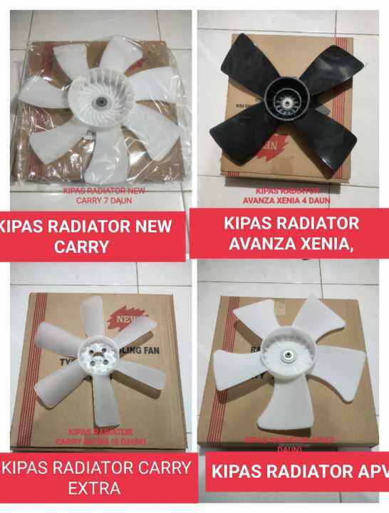 KIPAS RADIATOR FAN BLADE MOBIL AVANZA XENIA,CARRY EXTRA, NEW CARRY, APV