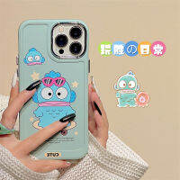 Play Sheng แว่นกันแดดภาพสีน้ำมันลายการ์ตูนน่ารักที่นิยมในโลกออนไลน์เคสมือถือลายปลาการ์ตูน iphone14promax iPhone 13เคสนิ่มซิลิโคนผิวหยาบกันตกไอเดียสร้างสรรค์แบบใหม่สำหรับผู้หญิง14Pro 12 14PM