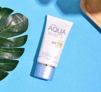 ครีมกันแดด มิสทีน Mistine AQUA Base Sunscreen Facial Cream SPF 50 PA+++ 20ml (ครีมกันแดดผิวหน้าสูตรน้ำ)