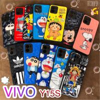 VIVO Y15s Y01  Case3D ลายการ์ตูน เคสกันกล้อง