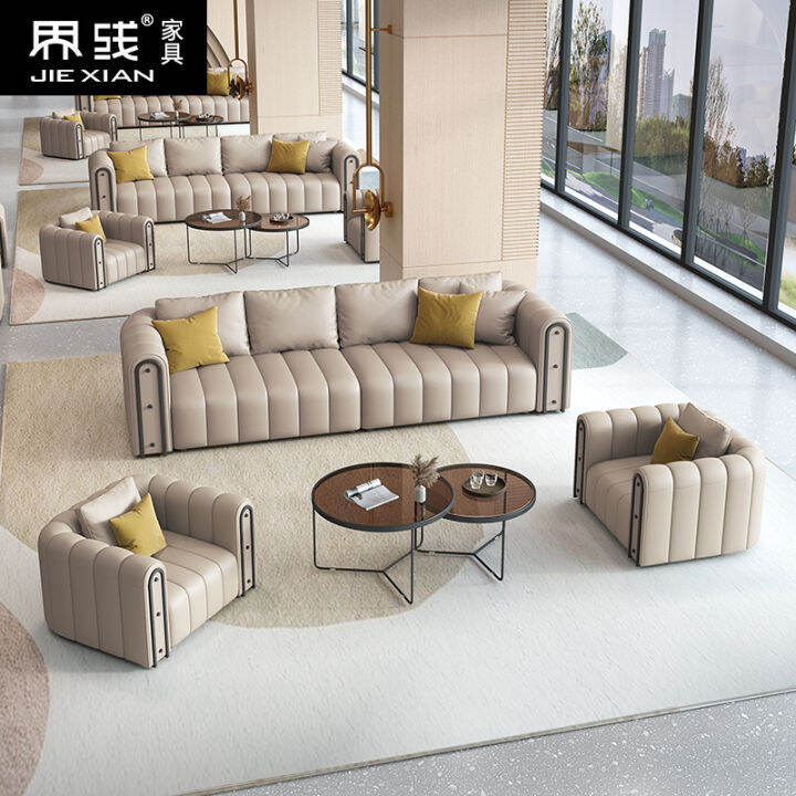 Sales Office Sofa Combination Hotel Lobby VIP Business Club round
