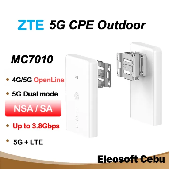 ZTE 5G CPE Outdoor WiFi MC7010 5G download speed Up to 3.8Gbps, upload