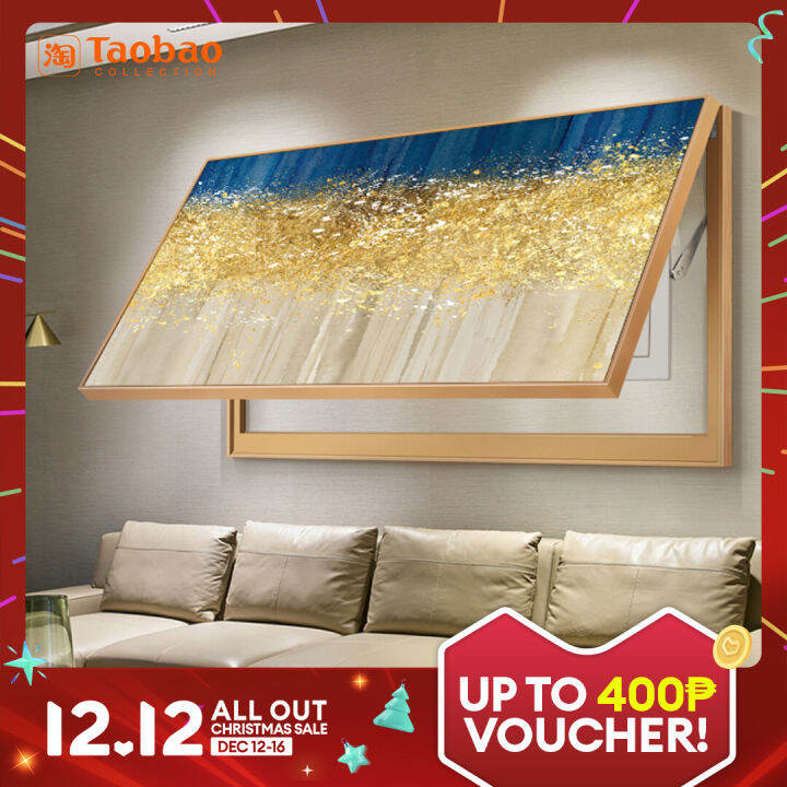 Modern Light Luxury Meter Box Decorative Painting HighEnd Elegant Living Room Distribution Box