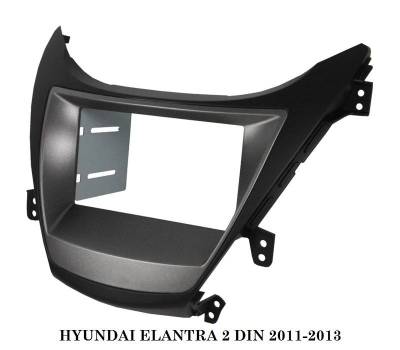 หน้ากากวิทยุ HYUNDAI ELANTRA ปี2011-2013 สำหรับเปลี่ยนเครื่องเล่นแบบ 2DIN7"-18CM. หรือ จอ Android7" ผลิตภัณฑ์จากไต้หวัน