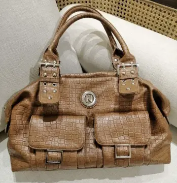 Nicole Miller New York Barlow Saddle FLP Crossbody Handbag, Claret, One  Size : Amazon.co.uk: Fashion