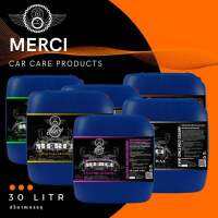 (30 ลิตร) รวมผลิตภัณฑ์น้ำยาดูแลรักษารถ สินค้าคาร์แคร์ คุณภาพดีเยี่ยม  (Merci Car Care Products)