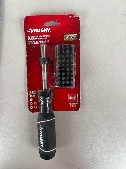 Husky 40 pcs Ratcheting Screwdriver Set Lazada PH