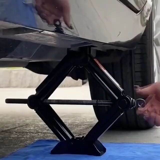 XTIATN Heavy Duty Stabilizer DIY jack Car Scissor Jack with Handle 1
