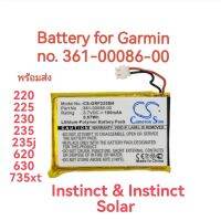 แบตเตอรี่garmin instinct 361-00086-00 for Garmin forerunner 220 225 230 235 235j 620 630 735xt battery Li-ion 3.7V จัดส่งเร็ว ประกัน 3 เดือน เก็บเงินปลายทาง