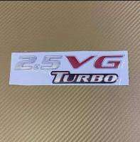 ? BSD.โลโก้ 2.5 VG TURBO งานเรซิ่น ตัวอักษรแยก ติดท้าย TRITON  ราคาต่อ 1ชิ้น