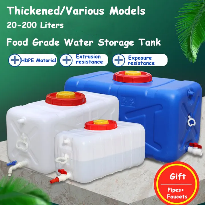 25 type bucket Household Storage water Bucket Car Water Tank Outdoor Bucket with Faucet Pure