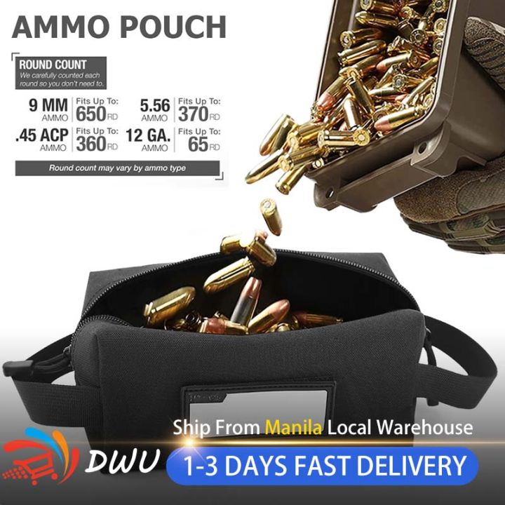 Tactical Ammo Pouch Wallet Bullet Carrier Bag EDC Tool Pouches Medical ...