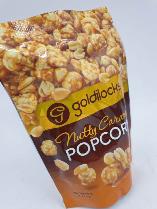 Goldilocks Nutty Caramel Popcorn net wt. 40g Lazada PH