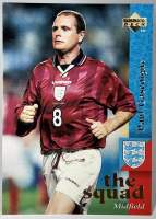 PAUL GASCOIGNE ⚽️ การ์ดสะสมฟุตบอล ??????? UPPER DECK ENGLAND ทีมชาติอังกฤษ RARE