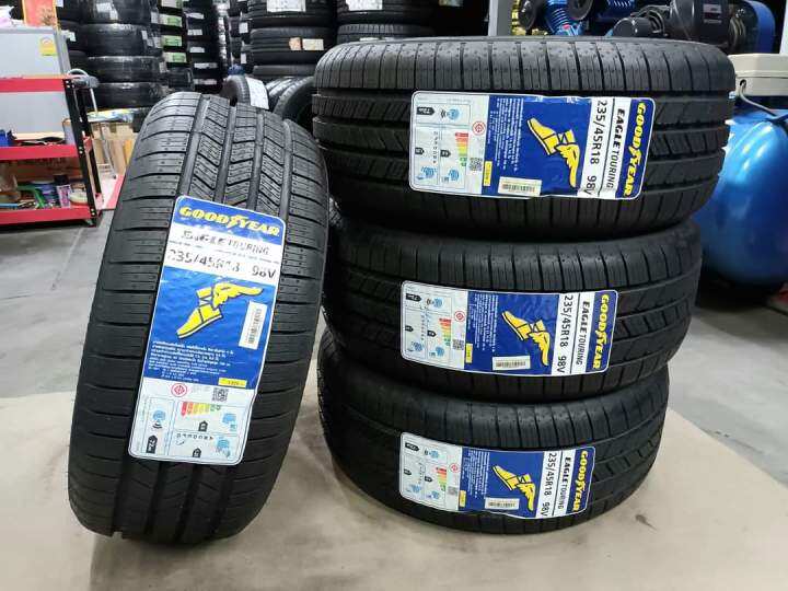 ยางใหม่ค้างปี Goodyear Eagle Touring 235/45R18 ผลิตปลายปี 2022 Lazada