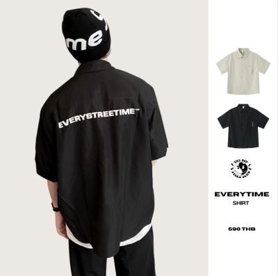 THEBOY-EVERYTIME SHIRT เสื้อเชิ้ตโอเวอร์ไซส์