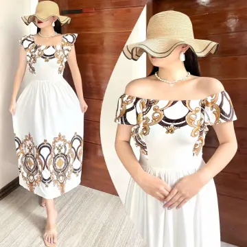 Lazada off cheap shoulder dress