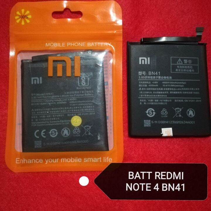 batt redmi note 4