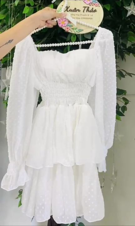 váy trắng công chúa giá tốt Tháng 8 2023  Mua ngay  Shopee Việt Nam