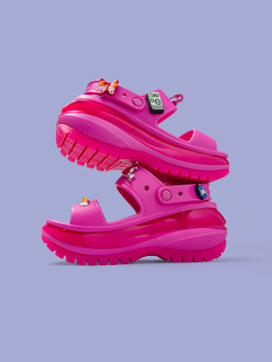 พร้อมส่ง 🎀 รองเท้า Crocs รุ่น Mega Crush Sandal สีชมพู Size M4/W6 (22.9cm) = Size 36-37 แบรนด์แท้นำเข้าจาก USA