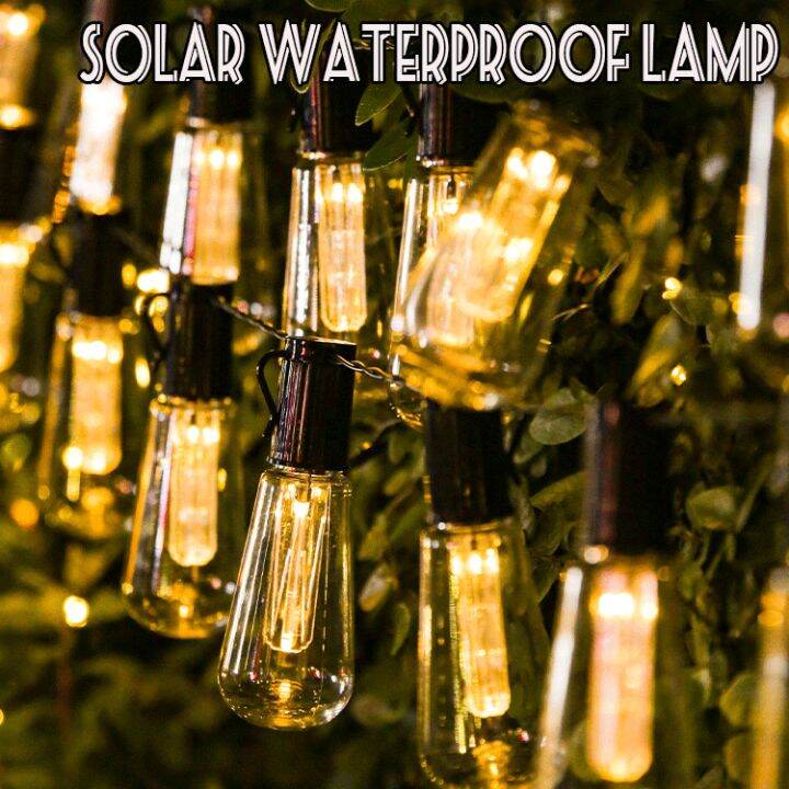 LED Solar String Lights IP65 Waterproof Outdoor Christmas Decoration ...