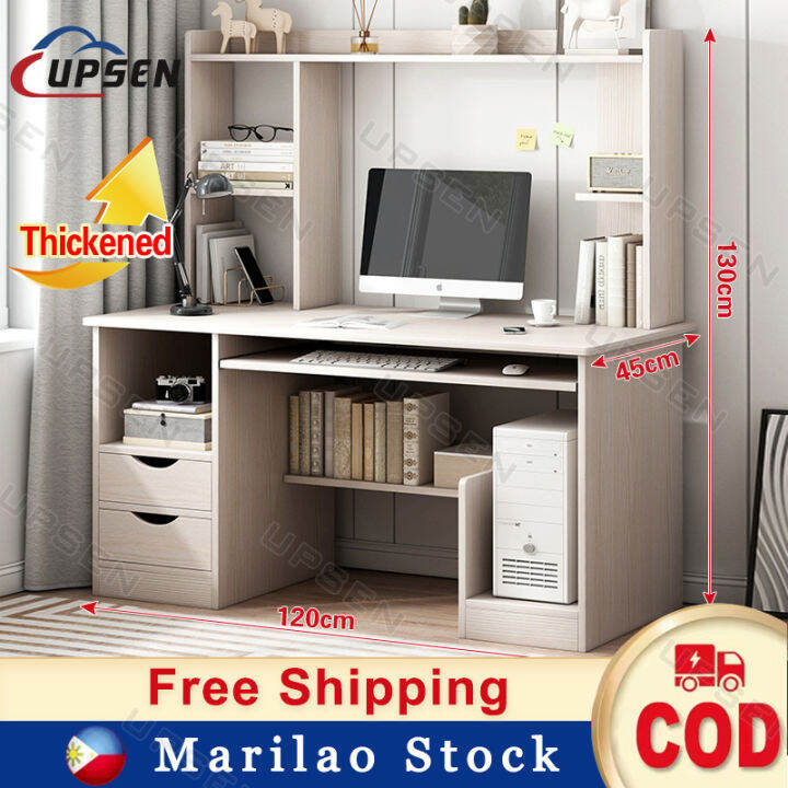 Computer Table Desktop with drawer and shelf Computer Desk Table Pretty