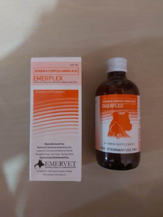 EMERPLEX Vitamin B Complex + Amino Acid 120ml for Cats and Dogs Lazada PH
