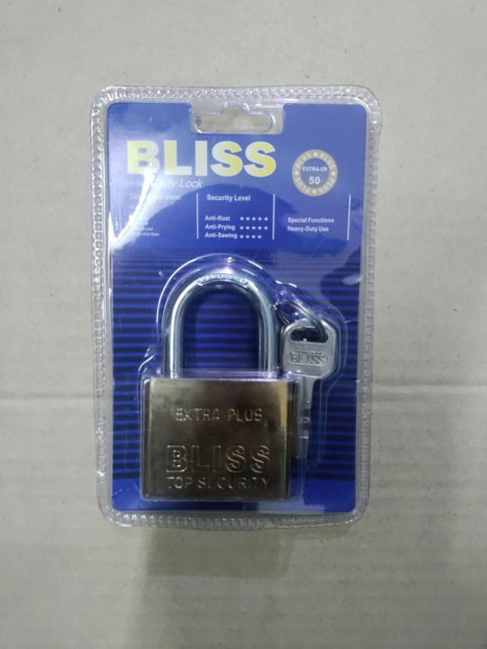 กุญแจ BLISS 50 mm. สีทองเหลือง