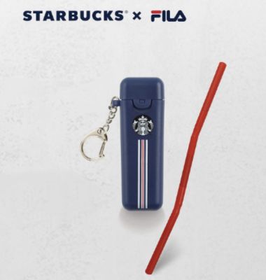 STARBUCKSxFILA Foldable Straw แท้💯