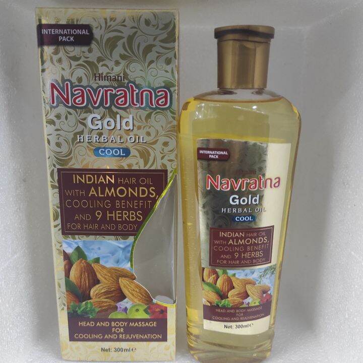 Navratna Gold Herbal Oil Cool 300ml Lazada 6563