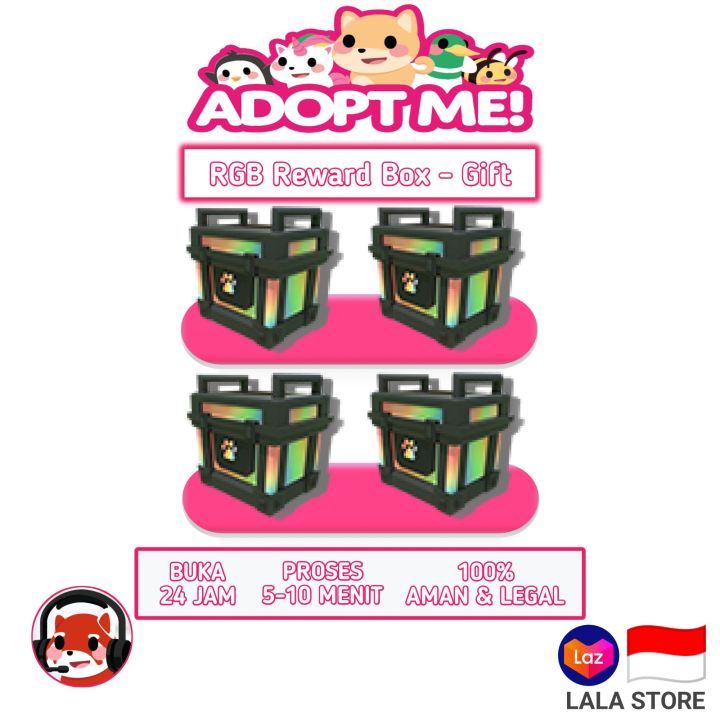 Adopt Me - RGB Reward Box - Roblox | Lazada Indonesia