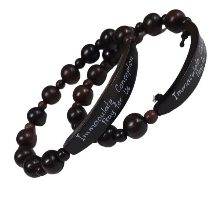Bracelet Immaculate Conception Kamagong Bar (Set of 2pcs.) Lazada PH