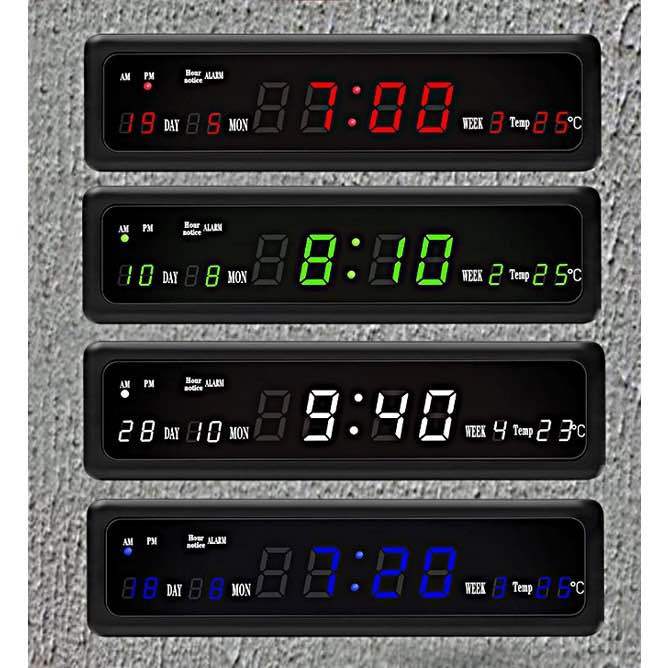 นาฬิกาดิจิตอลled-นาฬิกาตั้งโต๊ะ-นาฬิกาแขวนผนัง-รุ่นcx-808-digital-led-clock-ราคาถูก-ยี่ห้อ-caixing-นาฬิกาไฟ-สินค้าพร้อมส่ง