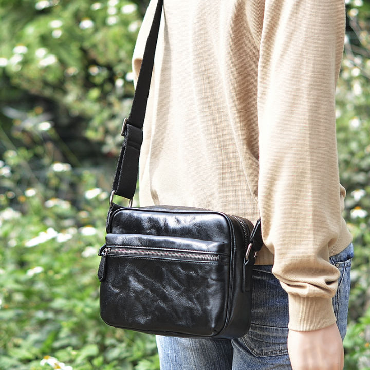 2023 New Designer Crossbody Bags for Men Genuine Leather Small