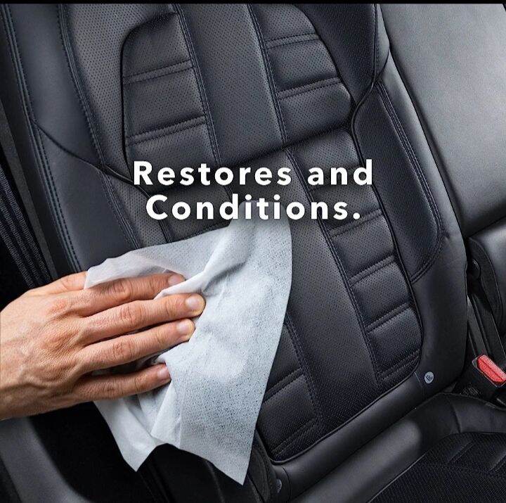 (Ready Stock) Car Seat Interior Leather Cleaning Wipes (20pc) Leather Dust Remover Wet Tissue